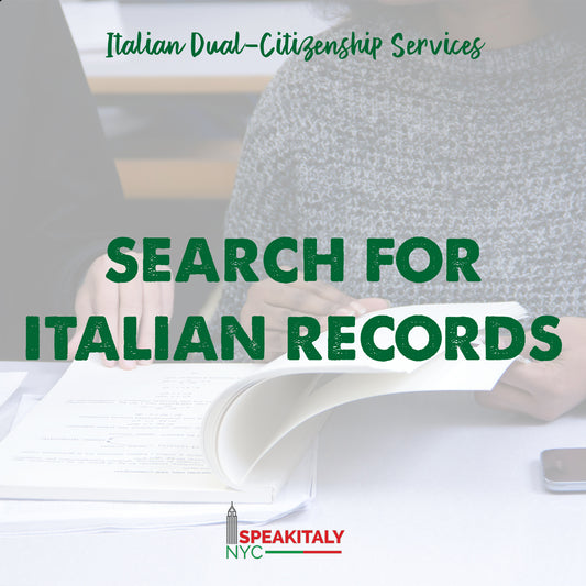Search for Italian Records JM