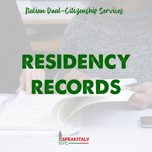 Search for Residency Records